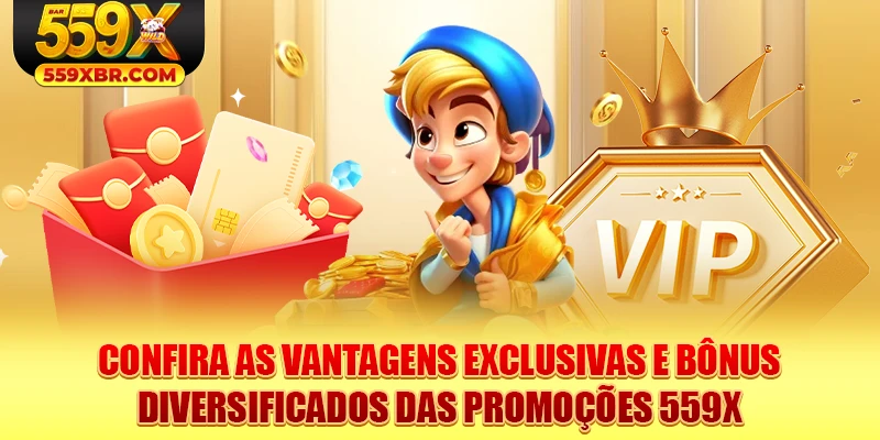Confira as vantagens exclusivas e bônus diversificados das promoções 559X