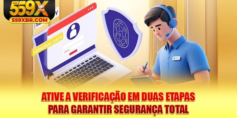 Ative a verificação em duas etapas para garantir segurança total
