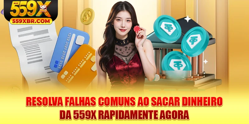 Resolva falhas comuns ao sacar dinheiro da 559X rapidamente agora
